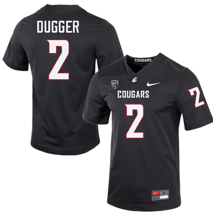Julian Dugger WSU Cougars Jersey.Washington State Cougars #2 Julian Dugger Jersey Youth-Charcoal